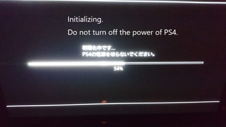 ps4 pro update file for reinstallation not working