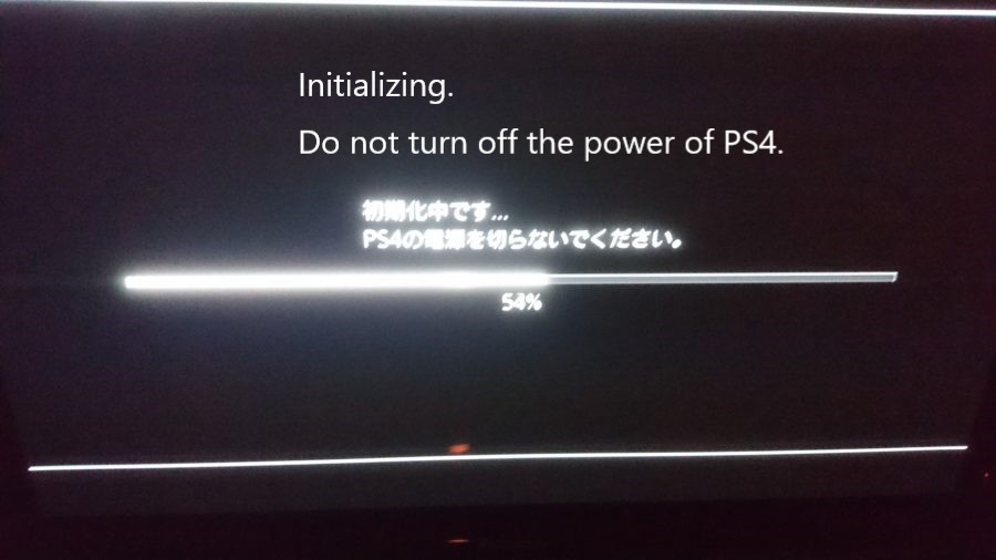 Initializing PS4